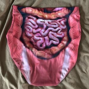 Blackmilk Dem Guts high waisted hot shorts/bikini bottoms